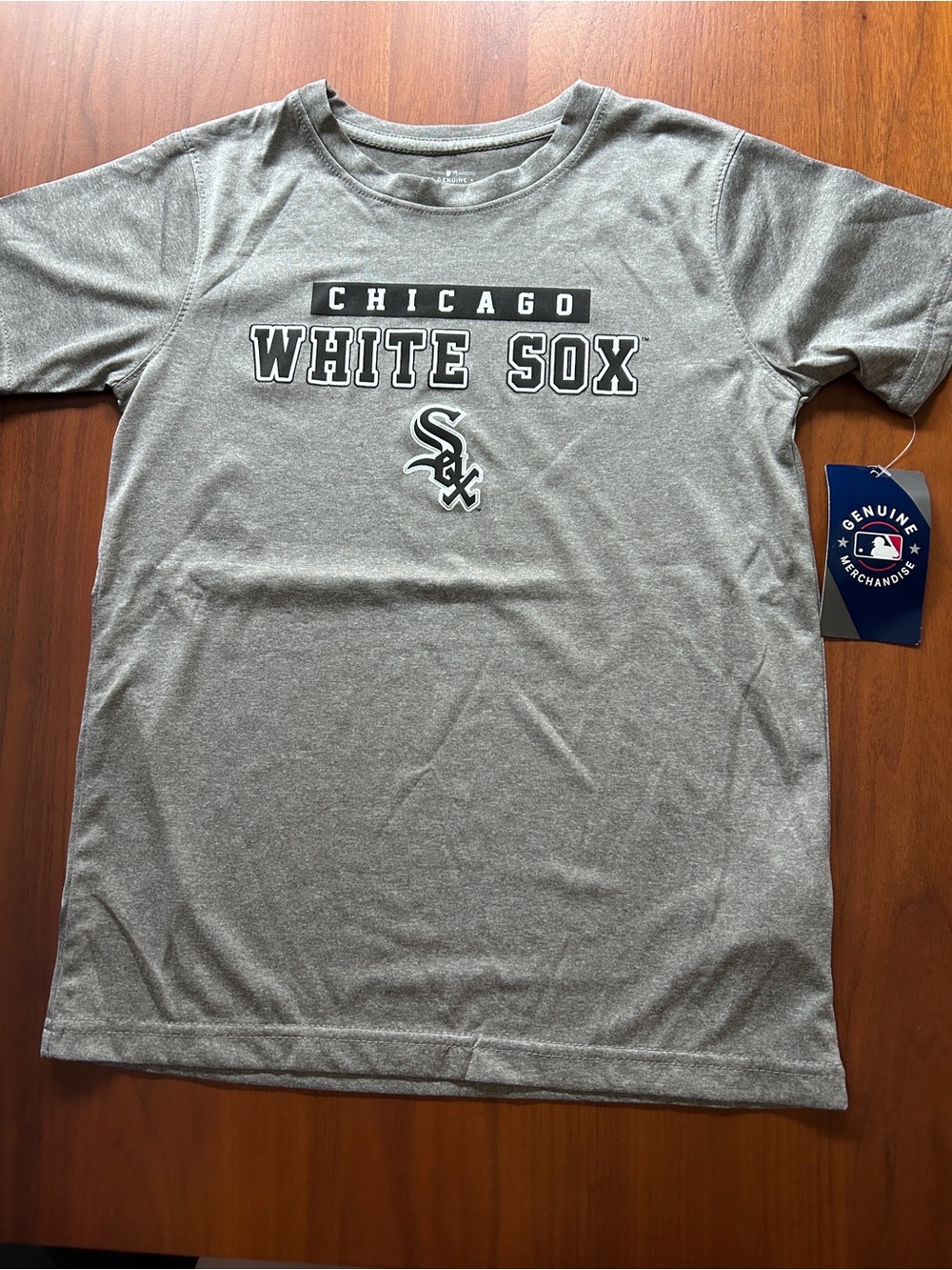 Genuine Merchandise Gray Chicago White Sox Tee Boys M